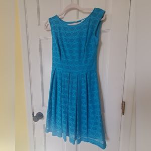 New York & Company Blue Dress Size 4